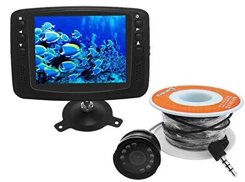 

3.5" LCD Monitor Waterproof Underwater Fish Finder Video 600 Tv Line Camera 15m Cable