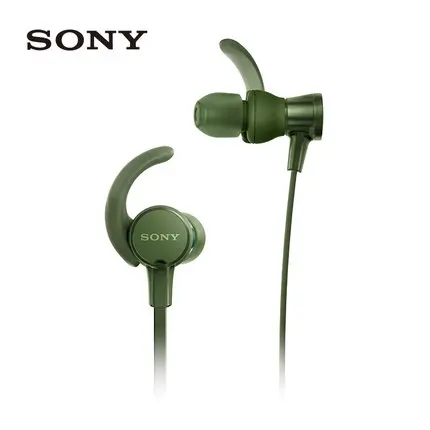 SONY MDR-XB510AS Экстра бас проводные наушники с микрофоном IPX5 стерео устойчивое наушники - Цвет: Зеленый