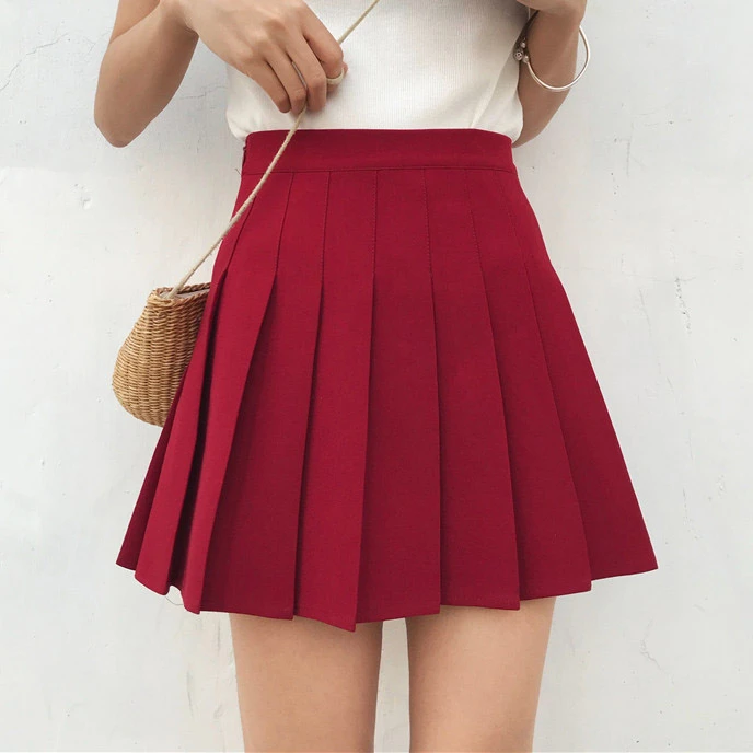 Girls maroon skirt Clearance
