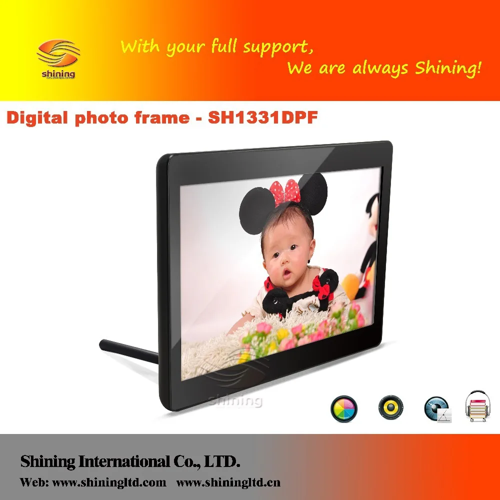 13inch battery operated digital photo frame on Alibaba