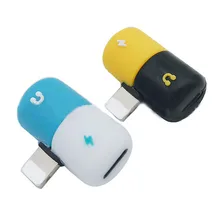 

2 in 1 for Lightning Adapter For iPhone 7 Charging Adapter For apple Iphone 8 7 Plus 10 X Charger Splitter Headphone Adapter