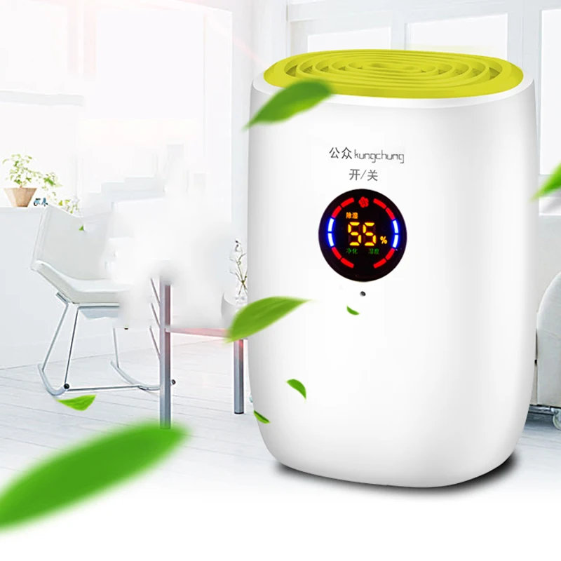 

Mini 800ml High Quality Portable Air Dehumidifier for Home LED Display Electric Room Dehumidifier Purifier Machine