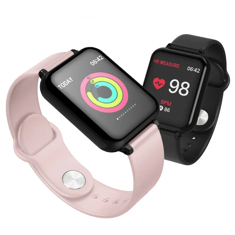 

B57 Smart Wristband Bluetooth Heart Rate Blood Pressure Fitness Tracker Watch Men Women Sport Smart Watch For Android IOS Phone