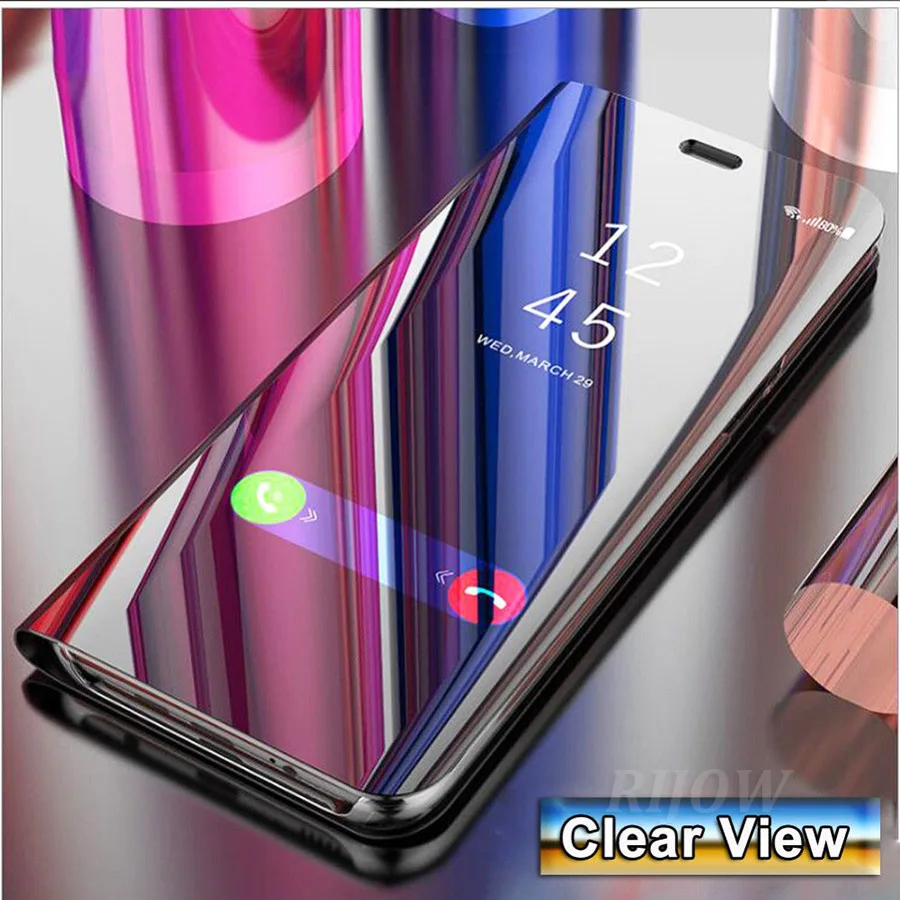 Умный зеркальный чехол для Xiaomi Redmi Note 8T 7 8 Pro книжка с подставкой Xiomi K30 K20 7A 8A 9 lite Mi CC9