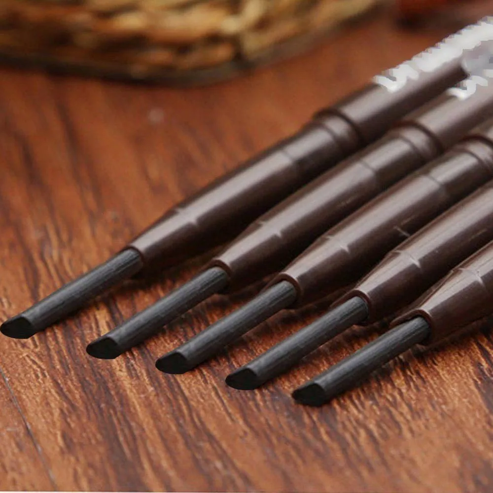 Водонепроницаемые карандаши для бровей косметические кисти для макияжа инструмент для женщин длительный двойной автоматический вращающийся карандаш#0125 A