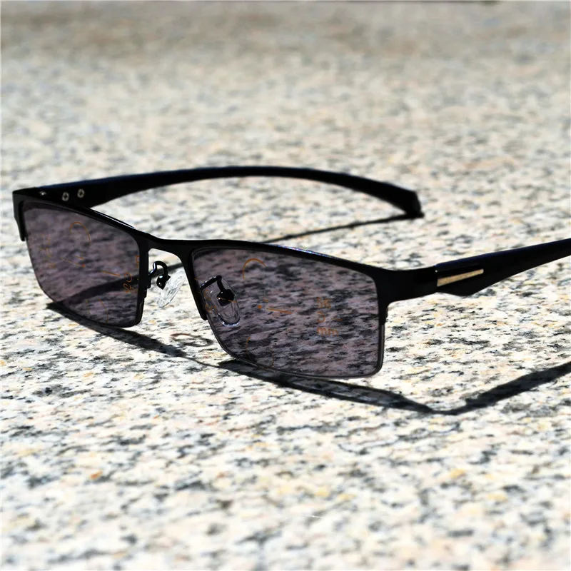 photochromism Progressive Multifocal Reader See Far And Near Reading Eyeglasses Bifocal Presbyopia Men uv400 reading glasses FML |
