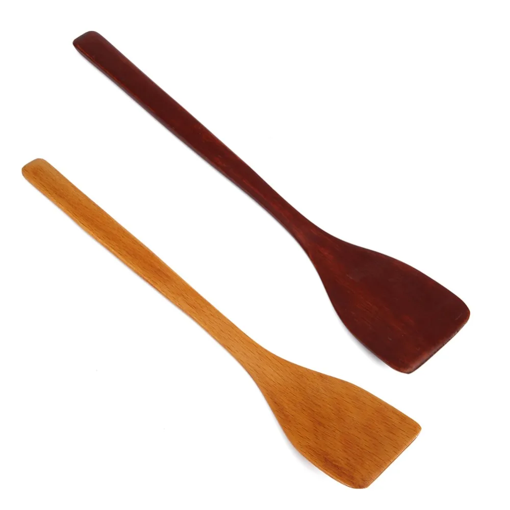 

No-Stick Wooden Spatula Turner Fried Shovel Natural Health Bamboo Wood Cooking Kitchen Tools Dining Mixing Cooking Utensils