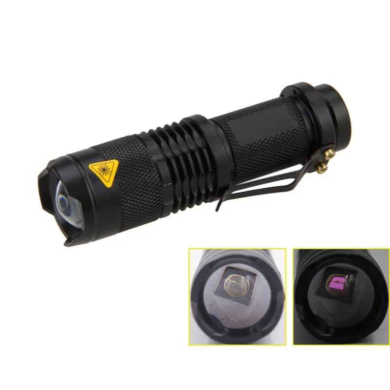 Зум ИК инфракрасный светодиодный Фонарик Osram 850nm Oslon SFH 4716S черная серия ночного