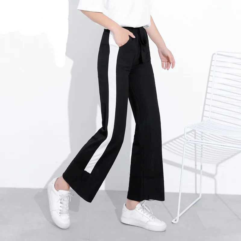 New Summer Women Pants Wide Leg Pants Female Trousers Full