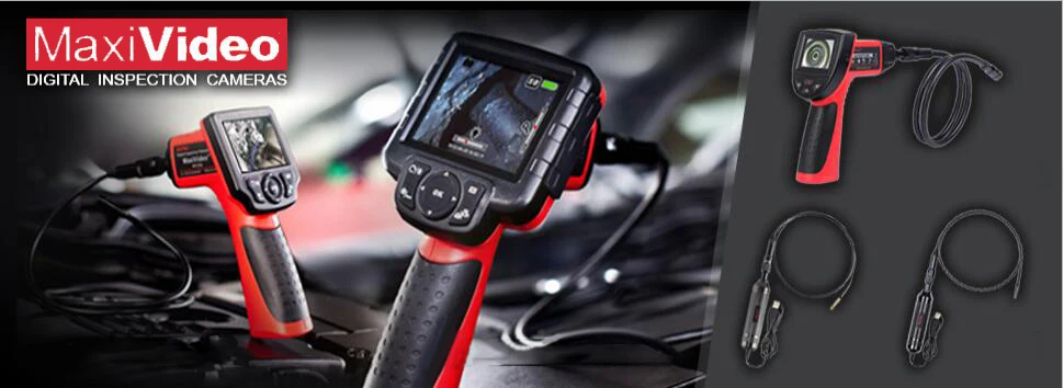 cheap car inspection equipment Autel MaxiVideo MV400 5.5mm 8.5mm Multipurpose Videoscope Digital Recording Rechargeable Borescope with 3.5 Inch LCD Monitor portable car battery charger