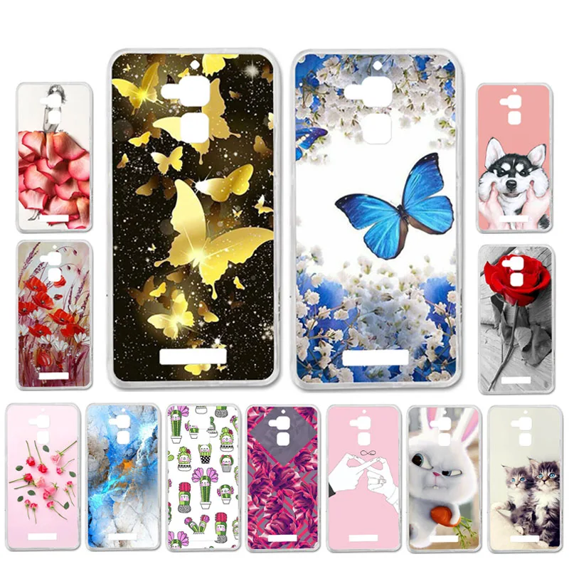 

Ojeleye DIY Patterned Silicon Case For Asus Zenfone 3 Max ZC520TL Case Soft TPU Cartoon Phone Cover Bags Anti-knock Shell