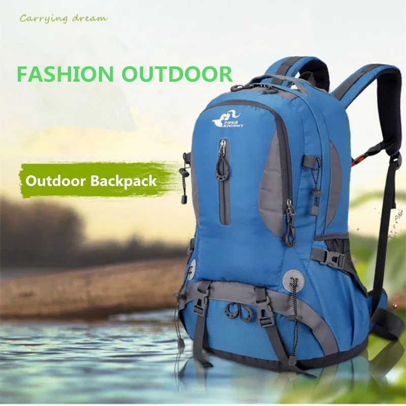 40L Outdoor Large Backpack Strong Nylon Sports Backpack Hiking Camping