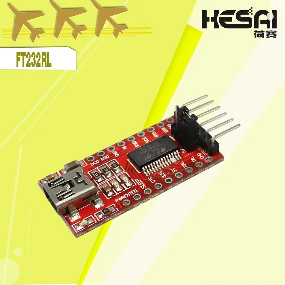

FT232RL FT232 FTDI USB 3.3V 5.5V to TTL Serial Adapter Module Mini Port