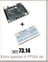 Xilinx spartan 6 FPGA kit FPGA spartan 6 XC6SLX9 макетная плата+ платформа USB кабель для загрузки+ 8 бит AD/DA модуль XL015