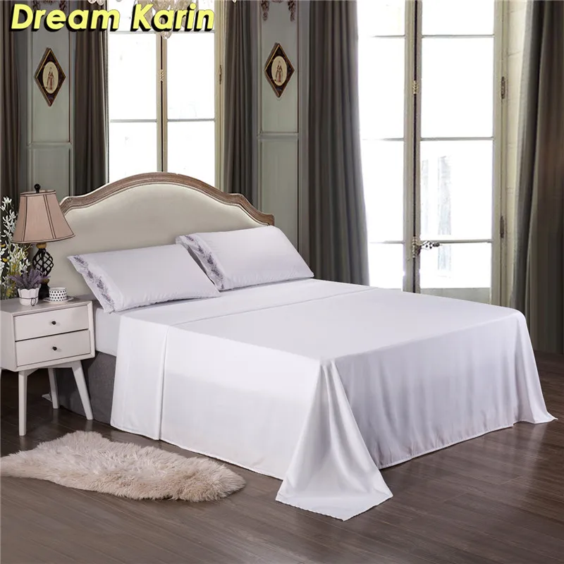 

Dream Karin White Bedding Sets Pillowcases Simple Duvet Comforter Covers PillowCases Nordic Bed Sheet Bed-Linens Set King Size