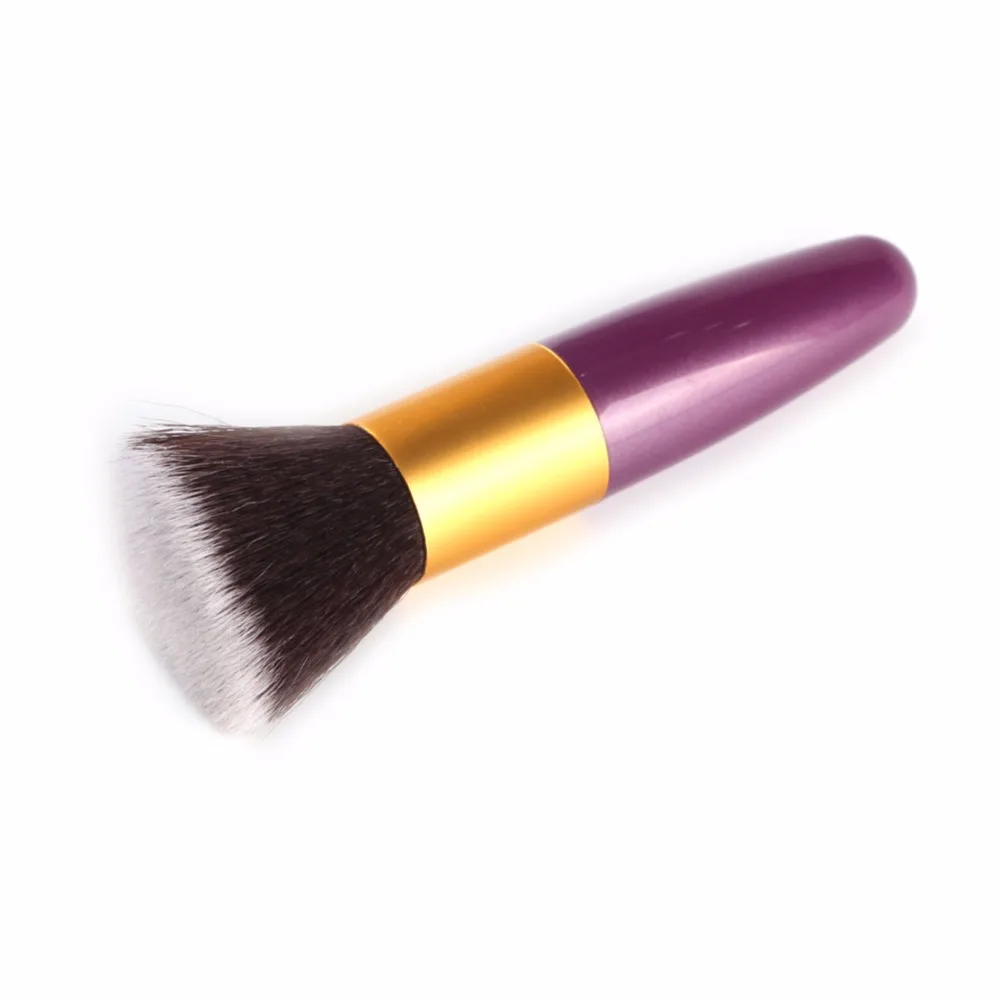 1Pcs Professional Flat Makeup Brushes Powder Liquid Foundation Blush