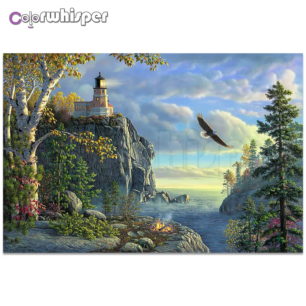 Алмазная живопись полноразмерная/круглая Вышивка крестиком с мотивом пика и