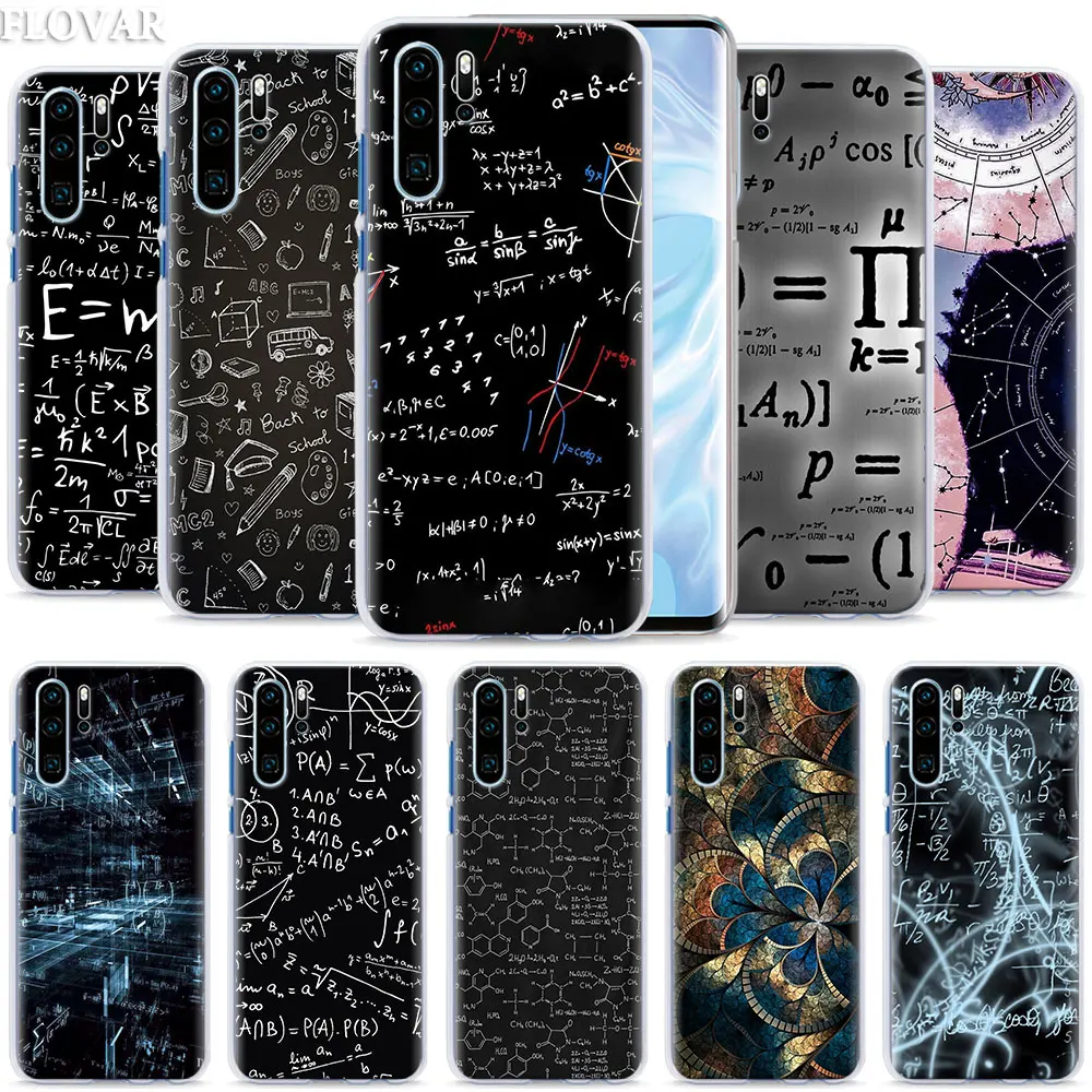 

Formulas Math formul Mathematics E=mc2 Phone Case coque for Huawei P30 Pro P10 P20 P30 Lite P8 P9 Lite P Smart Plus case