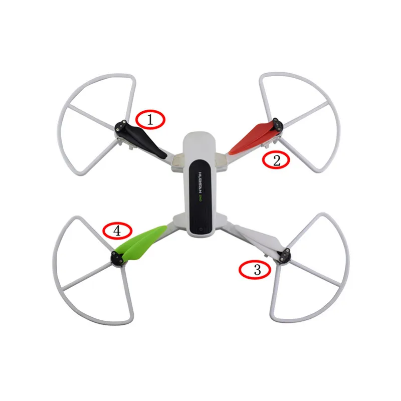 4 шт. быстросъемный защитный чехол для Hubsan Zino H117S воздушные четырехосевые