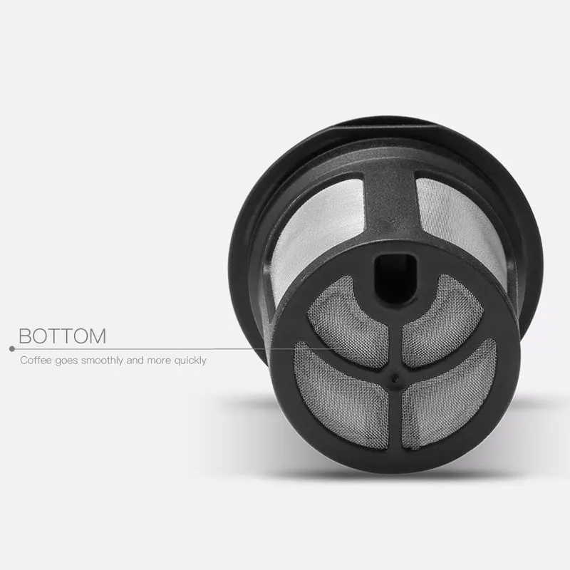 Coffeeware Coffee Filter Reusable PP Mesh Cup Coffee Tea Filters Leach Kicthen Table Drinking Tools for KEURIG 2 K200 K250 Black Coffeeware Coffee Filter Reusable PP Mesh Cup Coffee Tea Filters Leach Kicthen Table Drinking Tools for KEURIG 2 K200 K250 Black