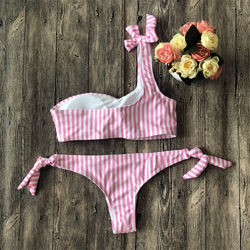 

Vintage Backless Women Serpentine Print Bikini Low Waist Push Up Padded Bandage Swimwear 3 Colors Sexy Biquini Maillot