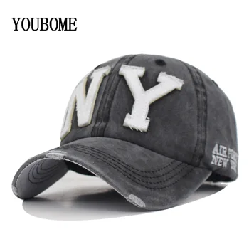 YOUBOME New Washed Cotton Baseball Cap Men Snapback Cpas Hats For Women Dad Hat Bone Embroidery Casual Casquette Hip Hop Sun Cap 2 item image - YOUBOME New Washed Cotton Baseball Cap Men Snapback Cpas Hats For Women Dad Hat Bone Embroidery Casual Casquette Hip Hop Sun Cap