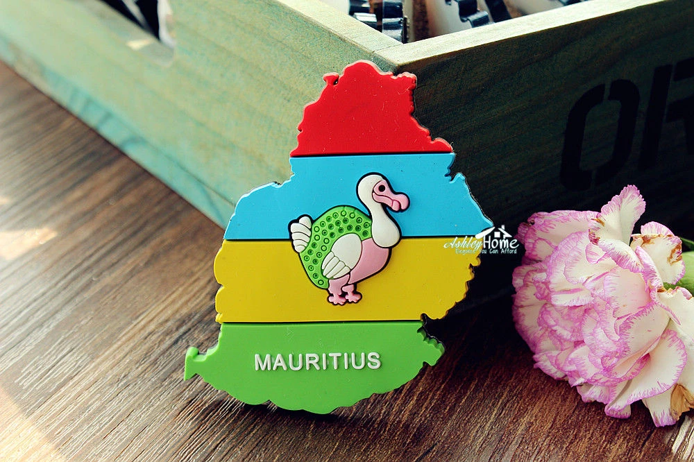 Mauritius Souvenir DODO Vogel 3D Weichgummi Kühlschrankmagnete Fridge Magnet