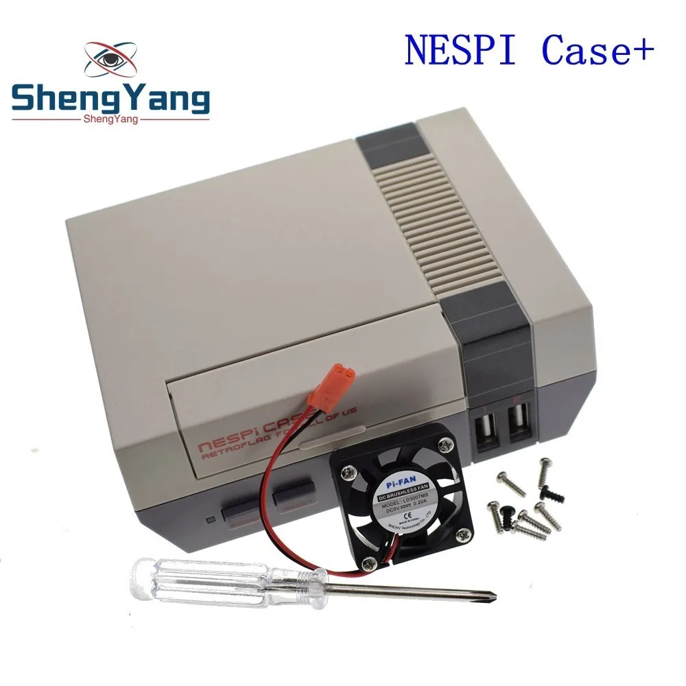 

ShengYang NESPI Case+ Plus Safe Shutdown Functional POWER button Kit for Raspberry Pi 3 B+ /3/2B