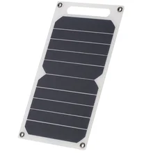 Suaoki портативное водонепроницаемое зарядное устройство на солнечной батарее, тонкое мобильное зарядное устройство для аккумулятора телефона, usb-порт, внешняя панель для кемпинга, Аварийная панель