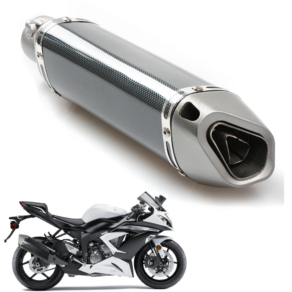 

36MM-51MM Universal Modified Escape Moto Exhaust Motorcycle Scooter Dirt Bike Muffler Pipe for Kawasaki Suzuki Honda Yamaha BWM