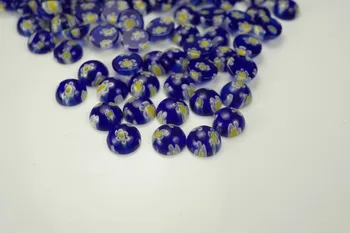 

Round 3.0mm-13mm Flower Glass Gems Glass Beads Glass Stones Synthetic Gemstone Cabochon