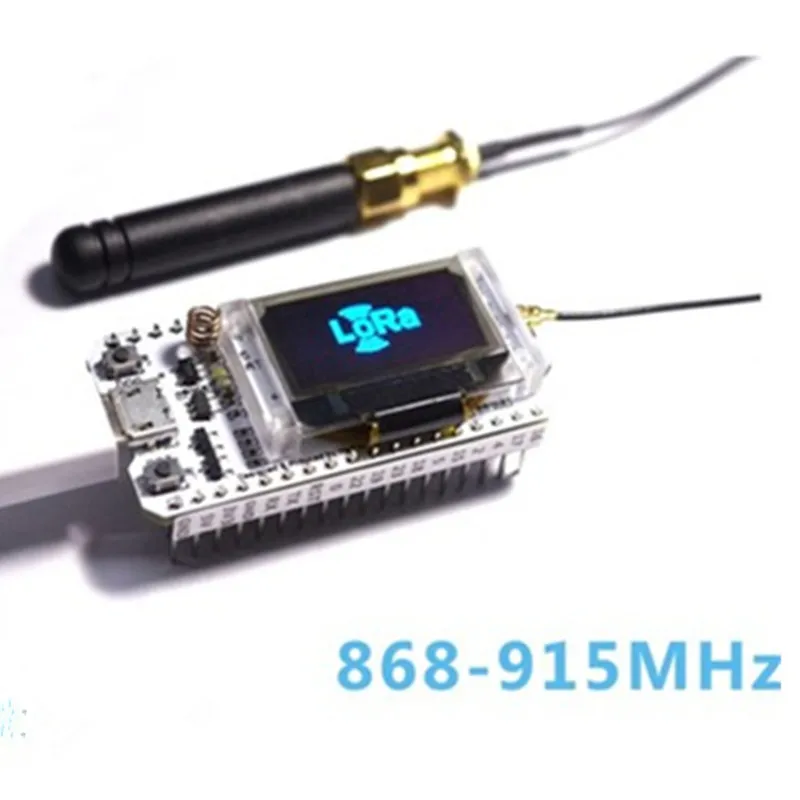 868 МГц/915 МГц LoRa ESP32 OLED Wifi SX1276 модуль IOT макетная плата с антенной для Arduino электронный Diy комплект PCB