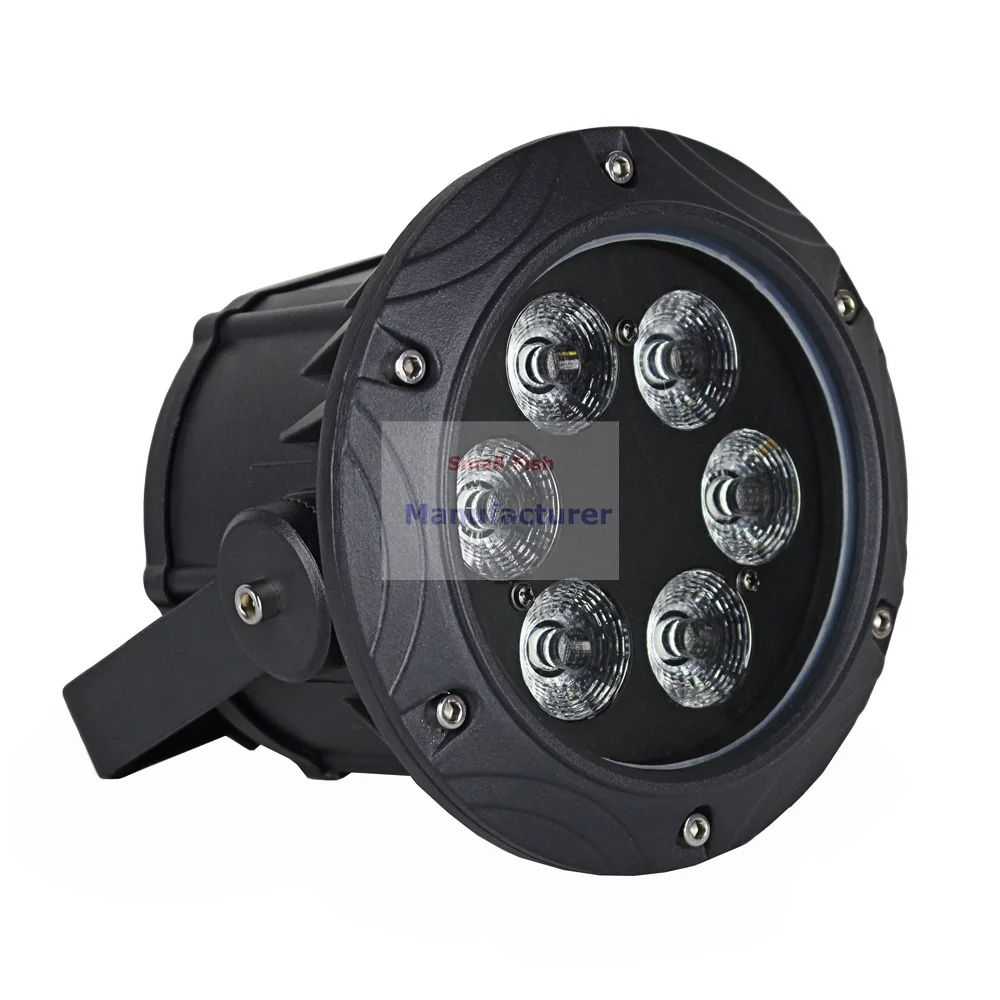 Уличный мини светильник RGBW 4IN1 6X10 Вт IP65 DMX водонепроницаемый для сцены дискотеки