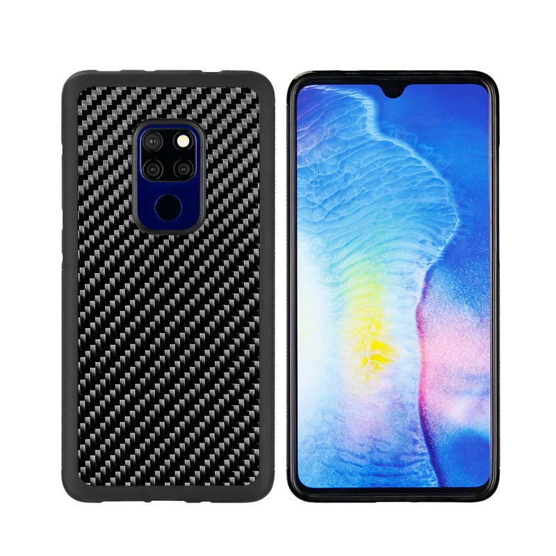 

Luxury Real Carbon Fiber Case TPU+PC Anti-Shock Cover for Huawei Mate 20 20 Pro Phone Case