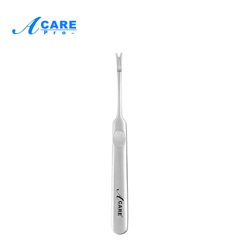 Вилка для кутикулы средство ухода за ногтями и педикюра|steel cuticle pusher|stainless steel