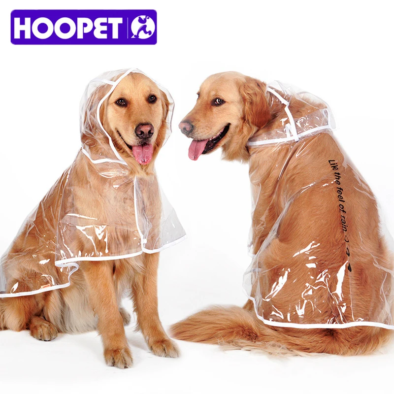 

Waterproof Big Dog Rain Coat Cover EVA Raincoat Cloth Transparent Dog Rain Poncho for Large Dogs 3XL-7XL