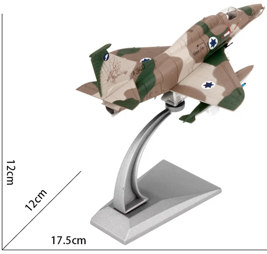 1/72 масштаб военный IAF Дуглас A-4 Skyhawk истребитель литой металлический самолет модель игрушки для коллекции подарок детям