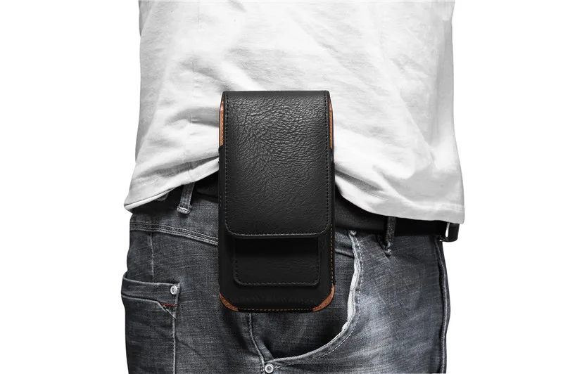 Universal Phone Pouch For iPhone for Samsung for huawei for xiaomi redmi for OPPO model Case Belt Clip Holster Leather Waist Bag iphone 6s phone case