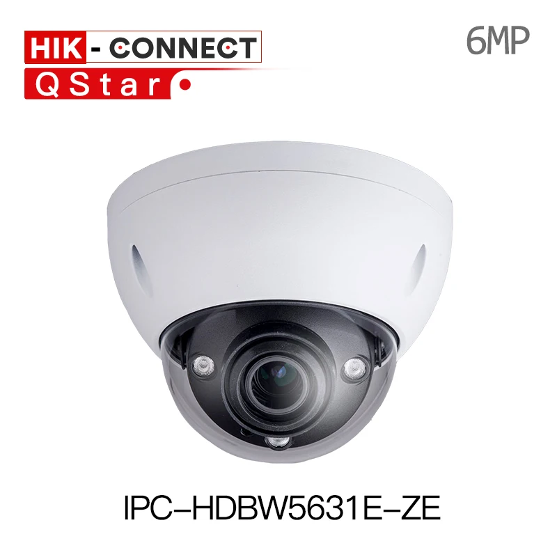 

DH IPC-HDBW5631E-ZE H.265 6MP WDR IR Dome Network Camera IP67 IK10 POE Replace IPC-HDBW5631E-Z 1080p IP Camera onvif IR 50m