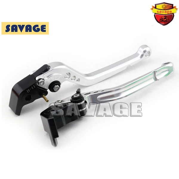 

For TRIUMPH SPEED TRIPLE SPEED MASTER TIGER 800/1050 Motorcycle CNC Billet Aluminum Long Brake Clutch Lever Silver