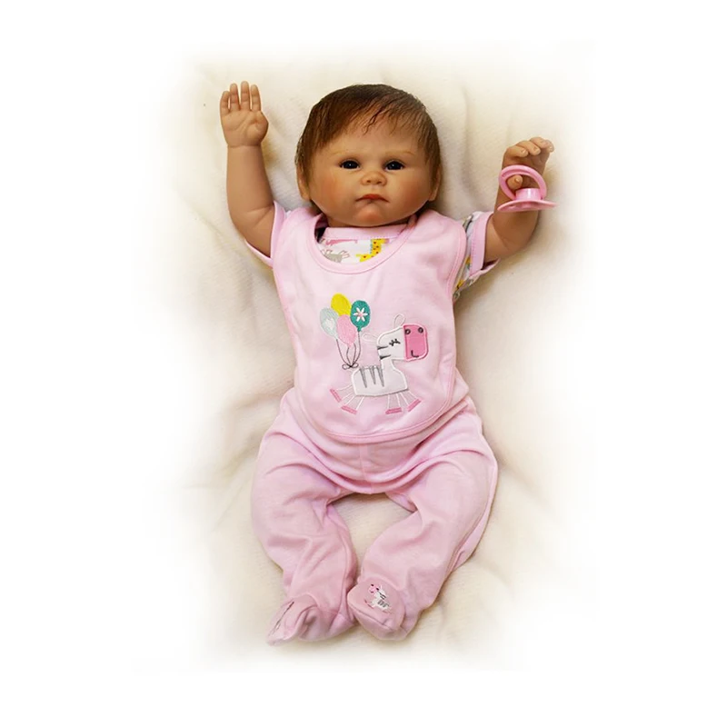 20 Inch Reborn Baby Doll Realistic New Baby Kits Toy For Sale Soft Silicone 50cm Reborn Bonecas Dolls Kits Playmates New Arrival