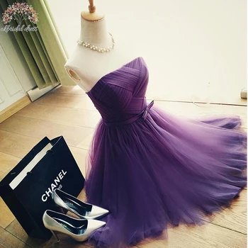 Cheap Grey Graduation Dress Sexy Dark Purple Short Tight Homecoming Dresses 2016 8th Grade Prom Dresses Vestido de Festa Curto