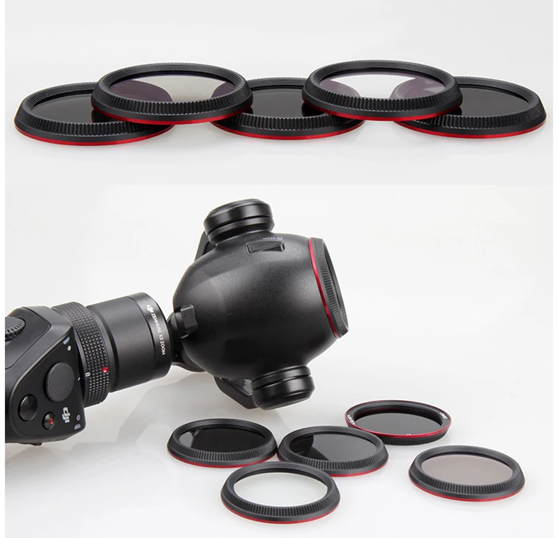Фильтр объектива UV CPL ND4 ND8 ND16 для DJI OSMO + Plus ручной карданный Стабилизатор камеры