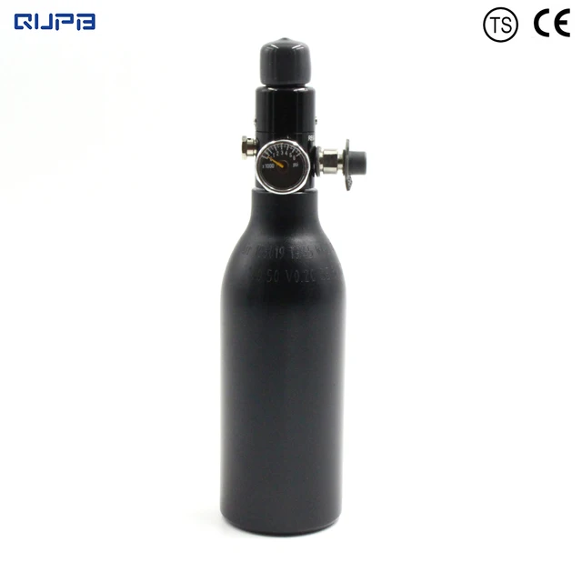 QUPB PCP Paintball High Pressure Cylinder 0.2L 4500PSI HPA Aluminium
