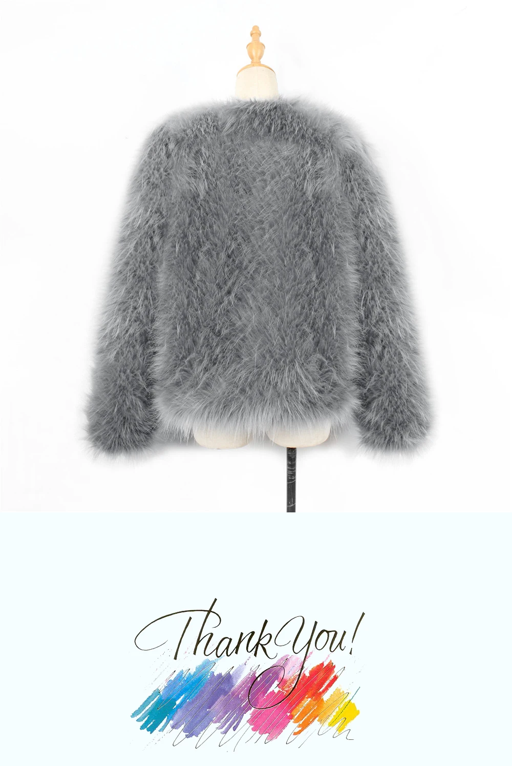 Fashionable and recreational coat female autumn winter new fund of imitation fur ostrich hair is short paragraph coat (15)