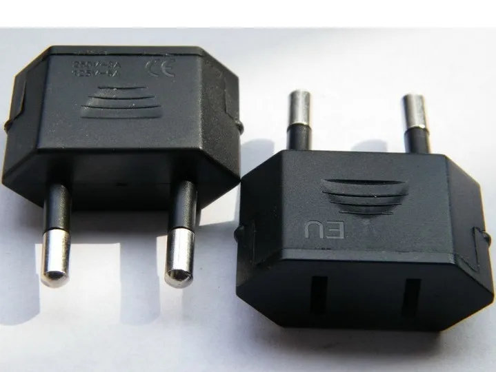 

New CN US To EU Euro Europe Plug Adapter 2 Round Socket Converter Travel Electrical Power Adapter Socket China To EU Plug