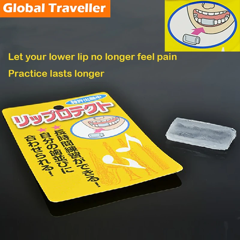 

Lower Tooth Teeth Pad Sol-gel Lip Pad to reduce the lower lip pain for Sax Clarinet Oboe Bassoon Woodwind Repeated use Saxophone