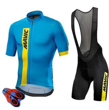 

Mavic 2017 Pro Team Cycling Clothing /Road Bike Wear Racing Clothes Quick Dry Men's Cycling Jersey Set Ropa Ciclismo Maillot