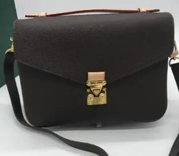 

Famous design Luxury Brand Logo Genuine Leather Women Monogram Metis Shoulder Bag With Box high quality lady handbag bag