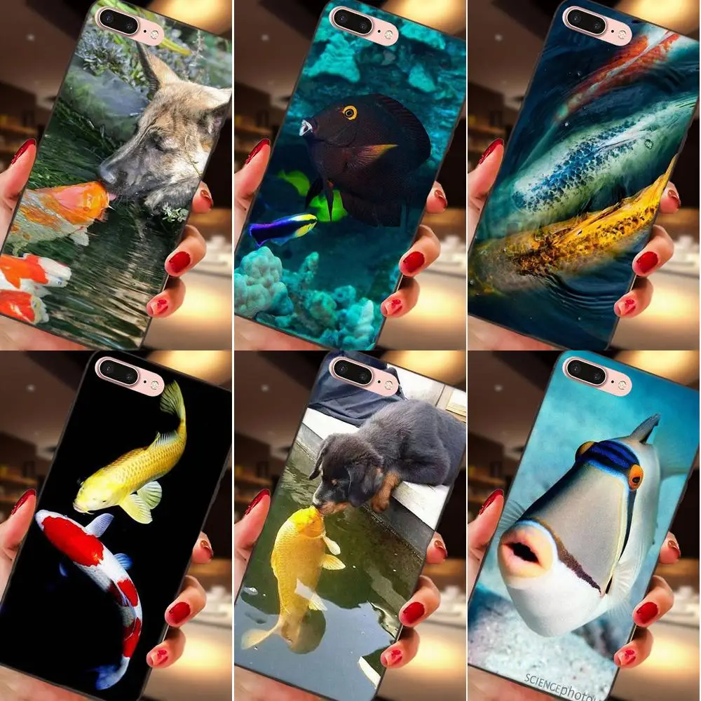 В продаже для huawei Honor 5A 6A 6C 7A 7C 7X 8A 8C 8X9 10 P8 P9 P10 P20 P30 Мини Lite Plus Kiss рыба|Чехлы-накладки|